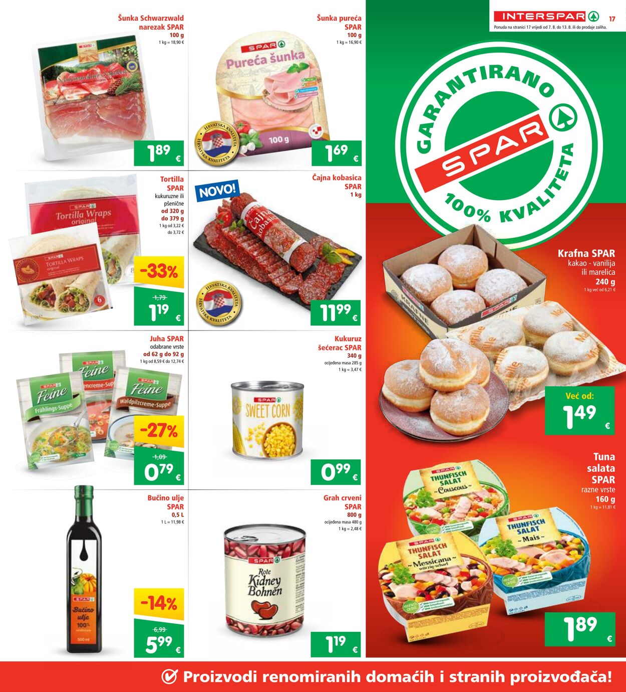 Katalog Spar 07.08.2024 - 13.08.2024