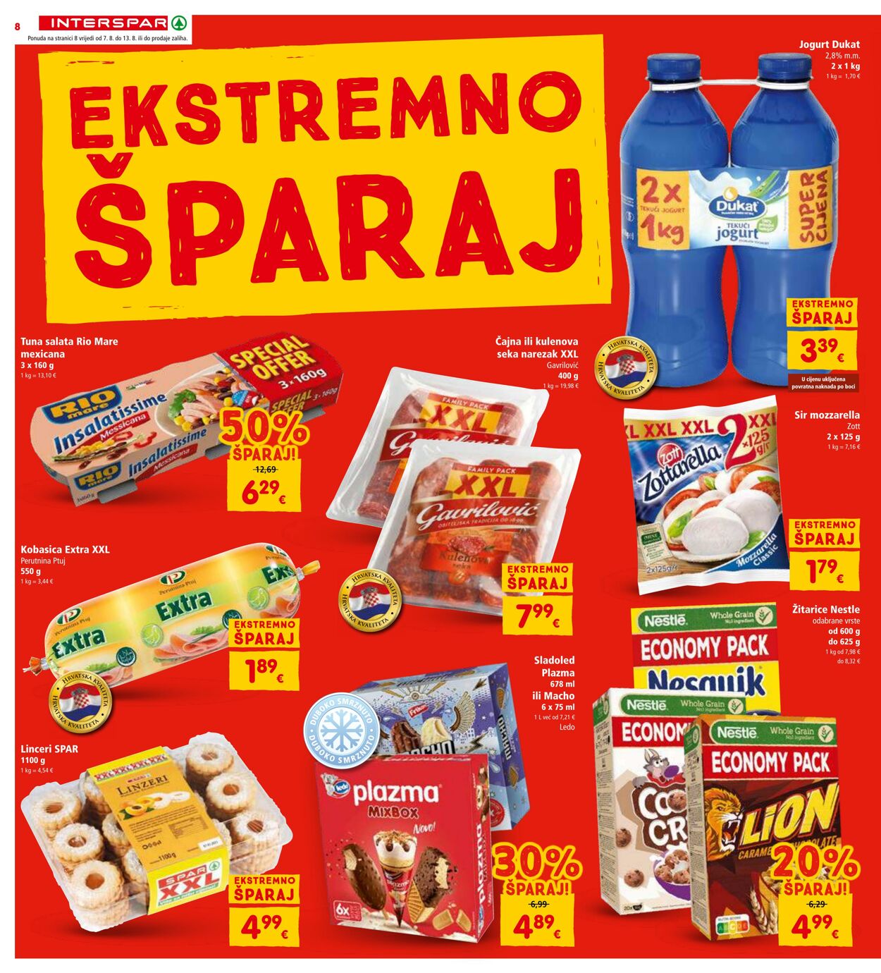 Katalog Spar 07.08.2024 - 13.08.2024