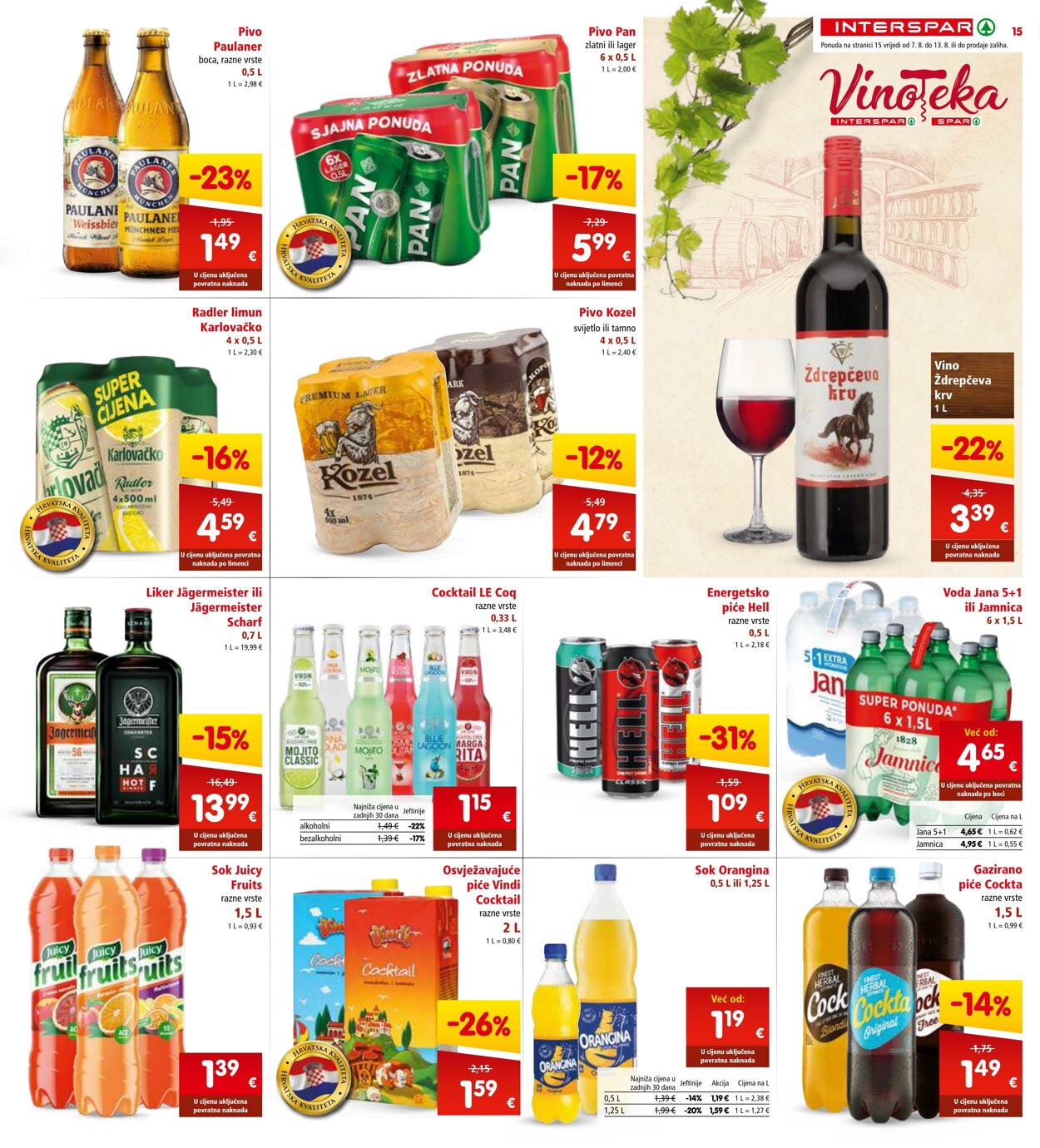 Katalog Spar 07.08.2024 - 13.08.2024