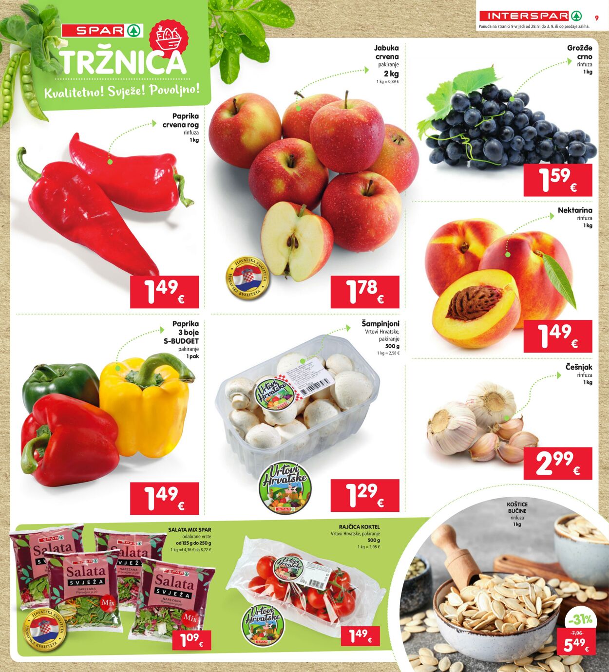 Katalog Spar 28.08.2024 - 04.09.2024