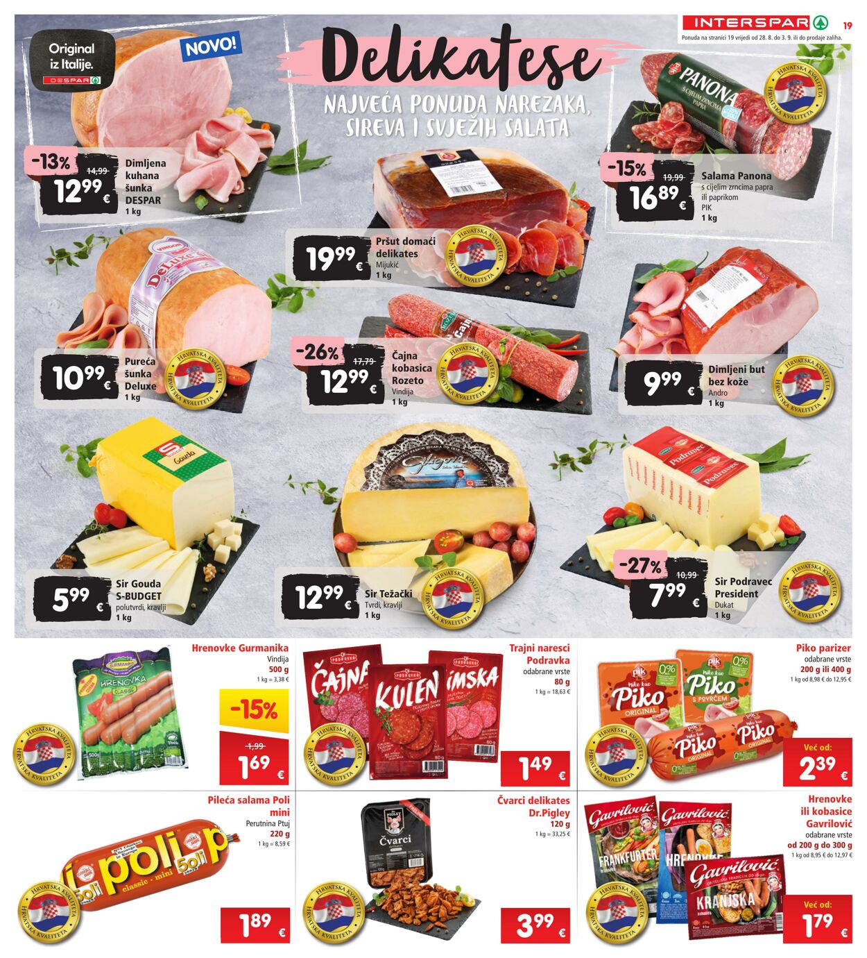 Katalog Spar 28.08.2024 - 04.09.2024