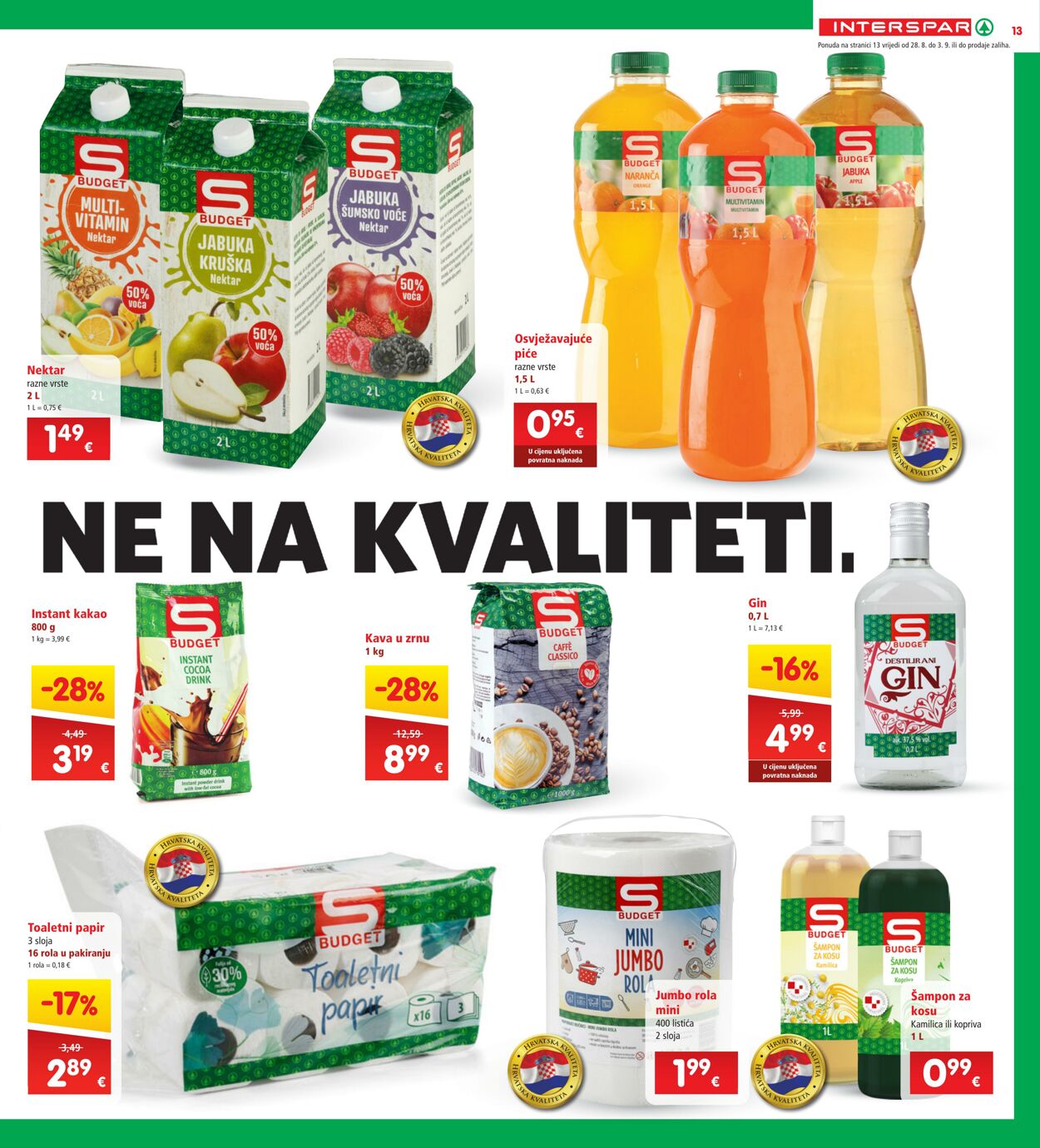 Katalog Spar 28.08.2024 - 04.09.2024