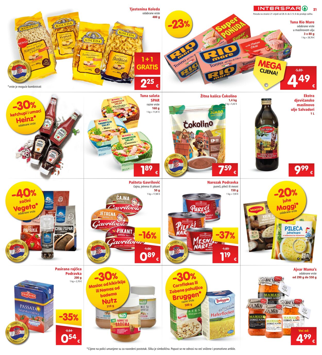 Katalog Spar 28.08.2024 - 04.09.2024