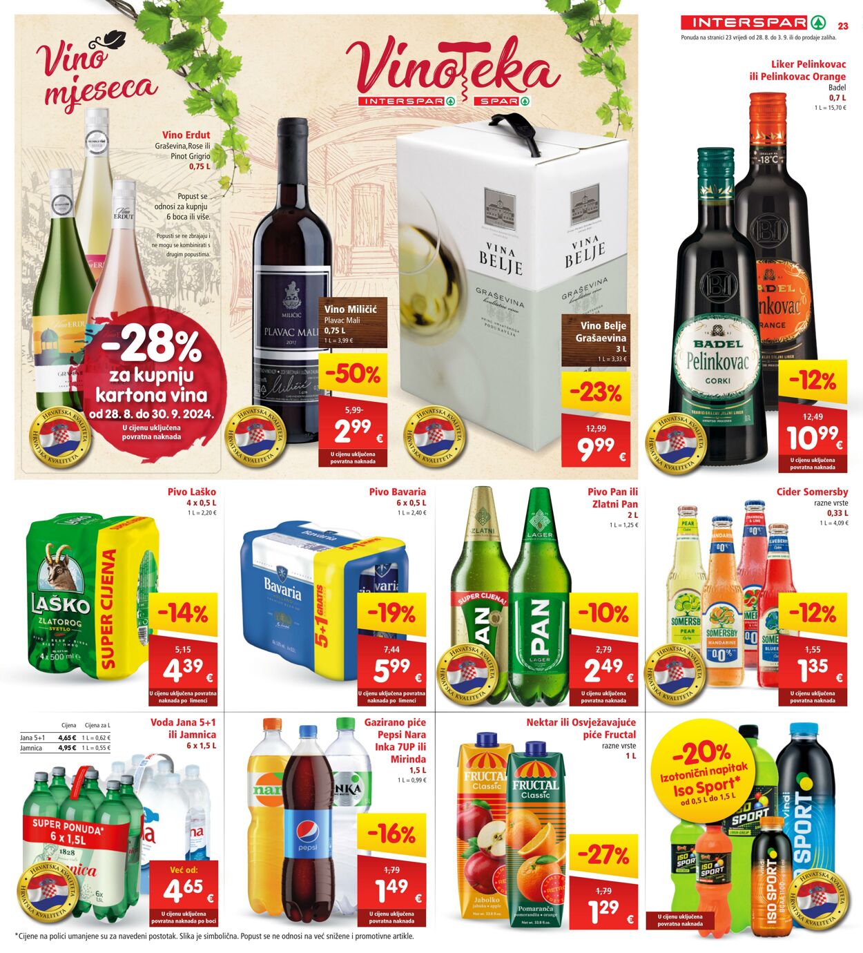 Katalog Spar 28.08.2024 - 04.09.2024