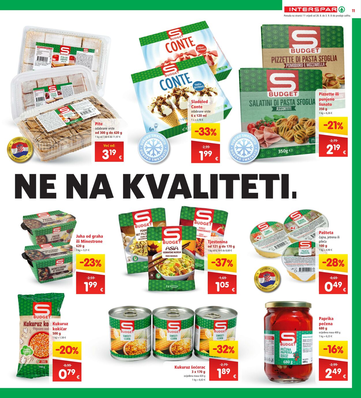 Katalog Spar 28.08.2024 - 04.09.2024