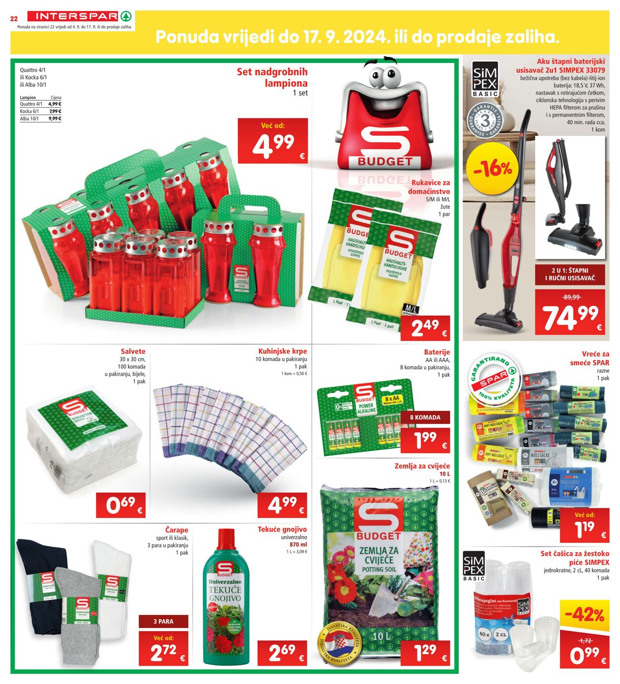 Katalog Spar 05.09.2024 - 11.09.2024