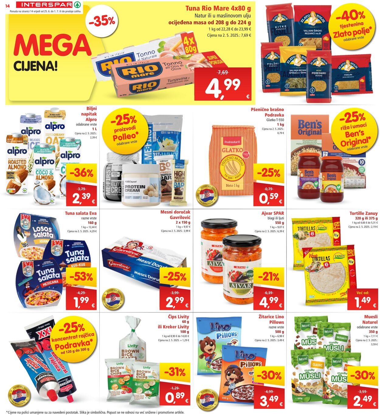 Katalog Spar 25.06.2025 - 01.07.2025