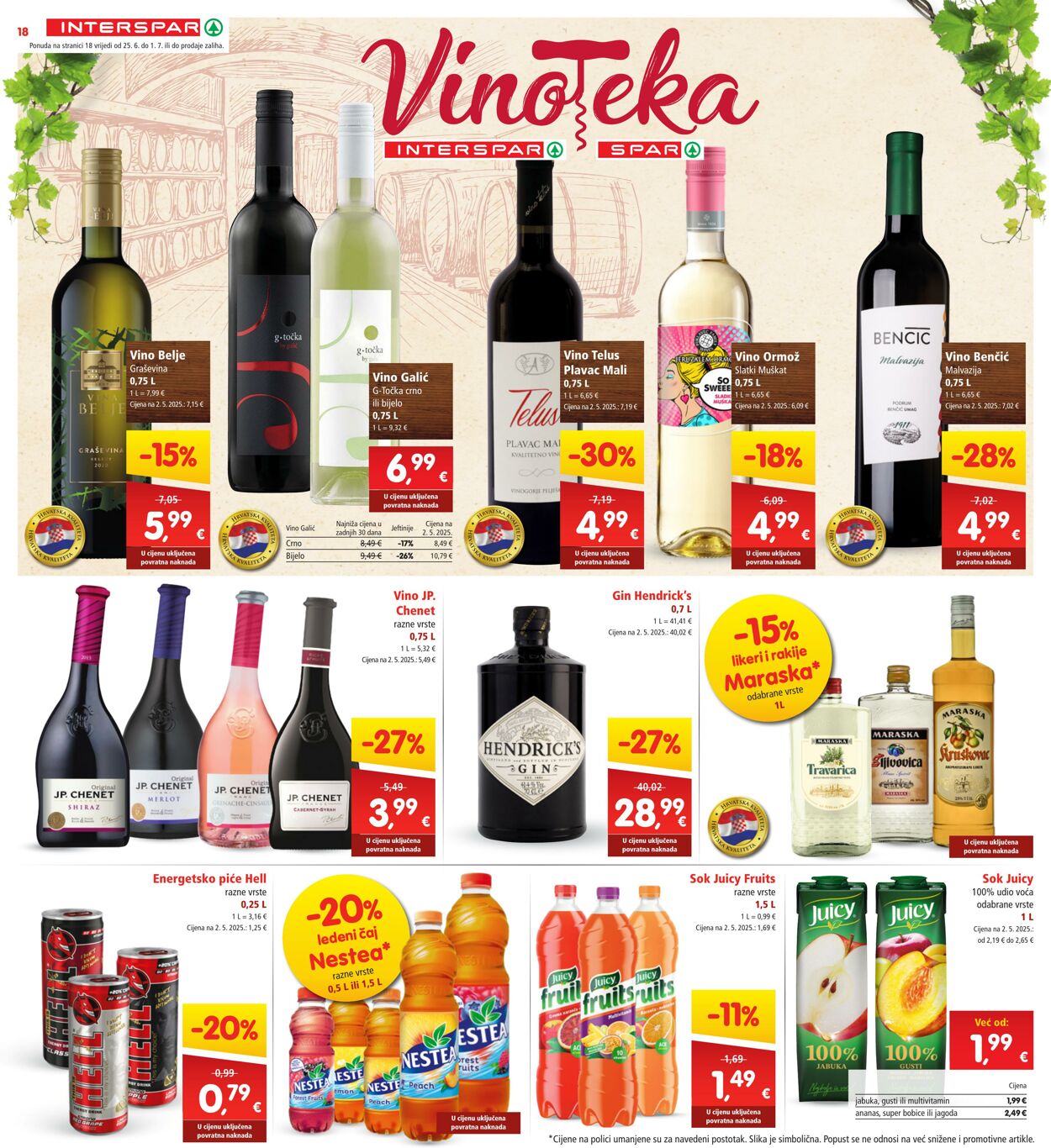 Katalog Spar 25.06.2025 - 01.07.2025