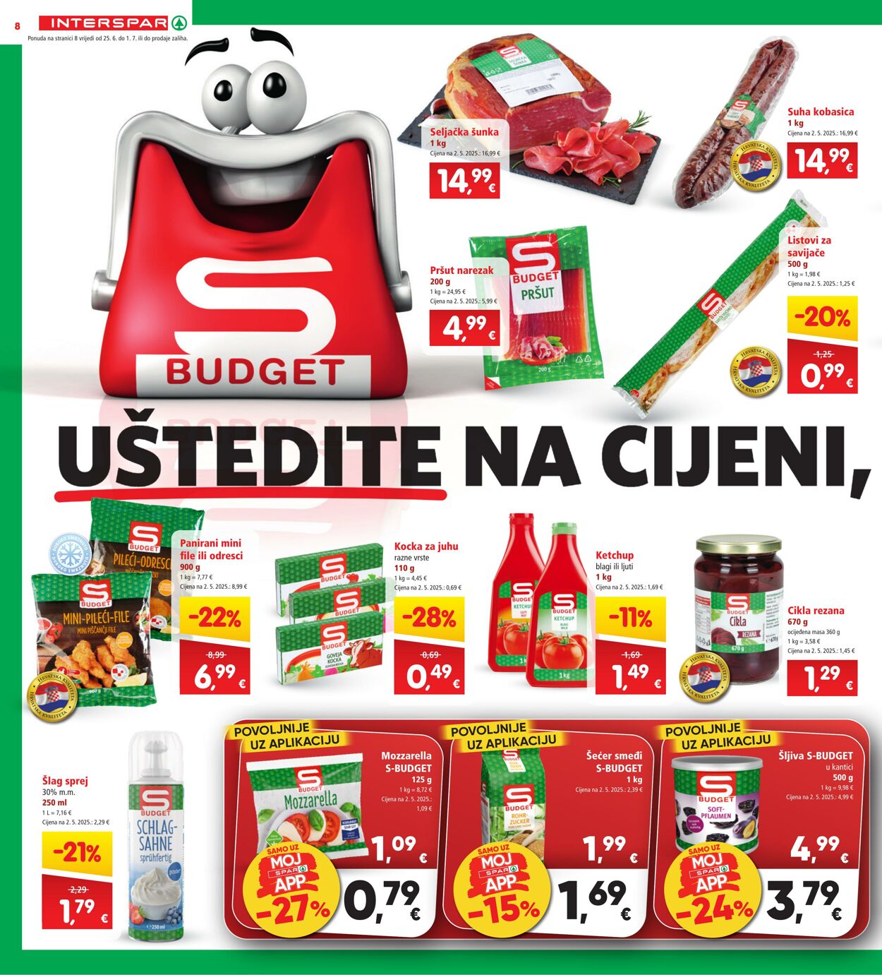 Katalog Spar 25.06.2025 - 01.07.2025