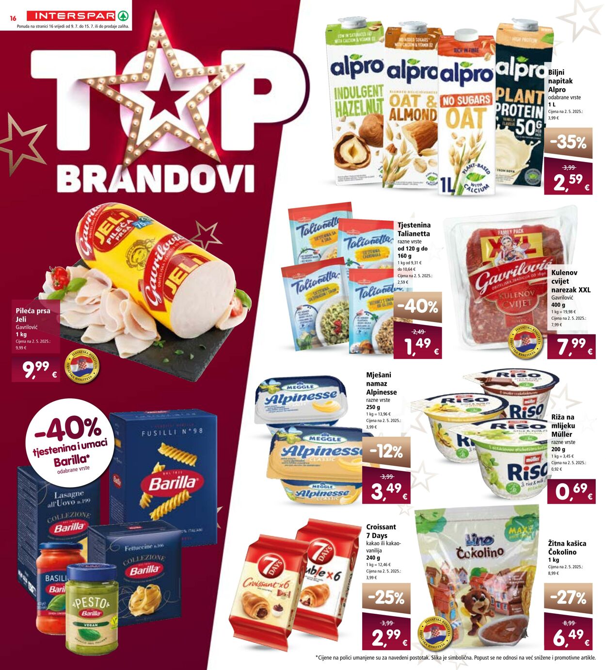 Katalog Spar 09.07.2025 - 15.07.2025