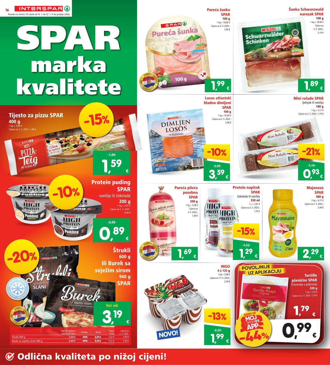 Katalog Spar 16.07.2025 - 22.07.2025