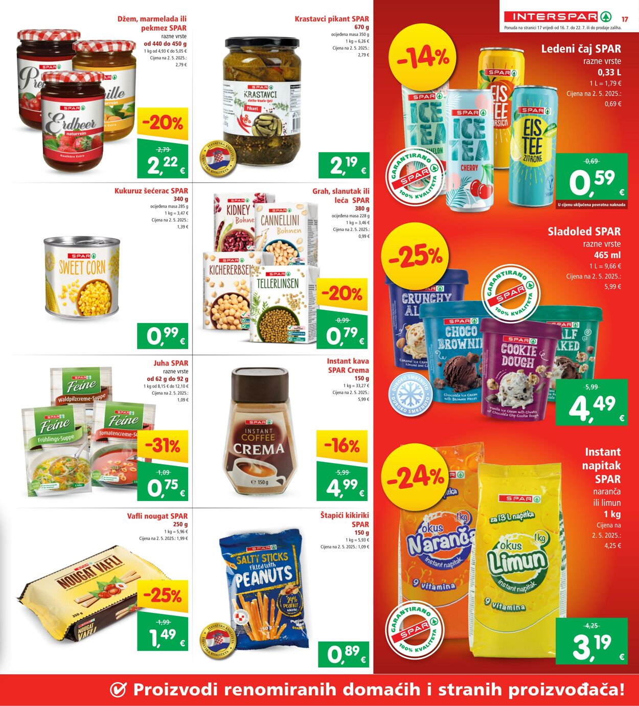 Katalog Spar 16.07.2025 - 22.07.2025
