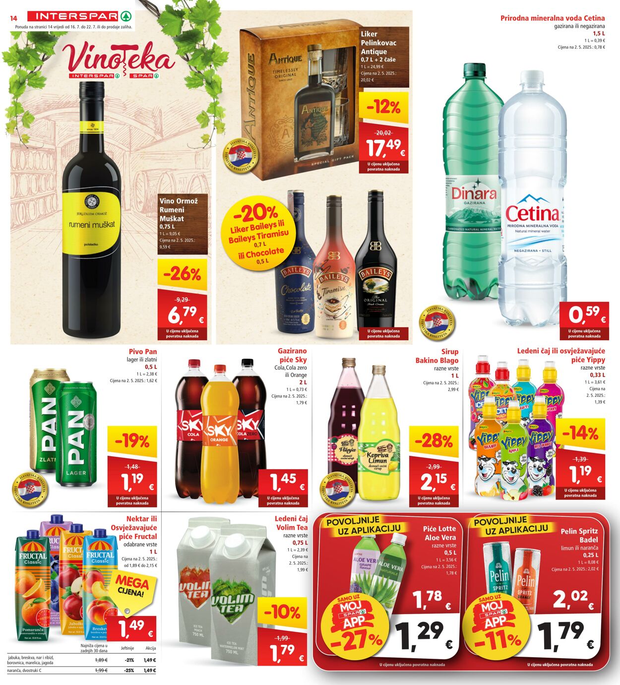 Katalog Spar 16.07.2025 - 22.07.2025