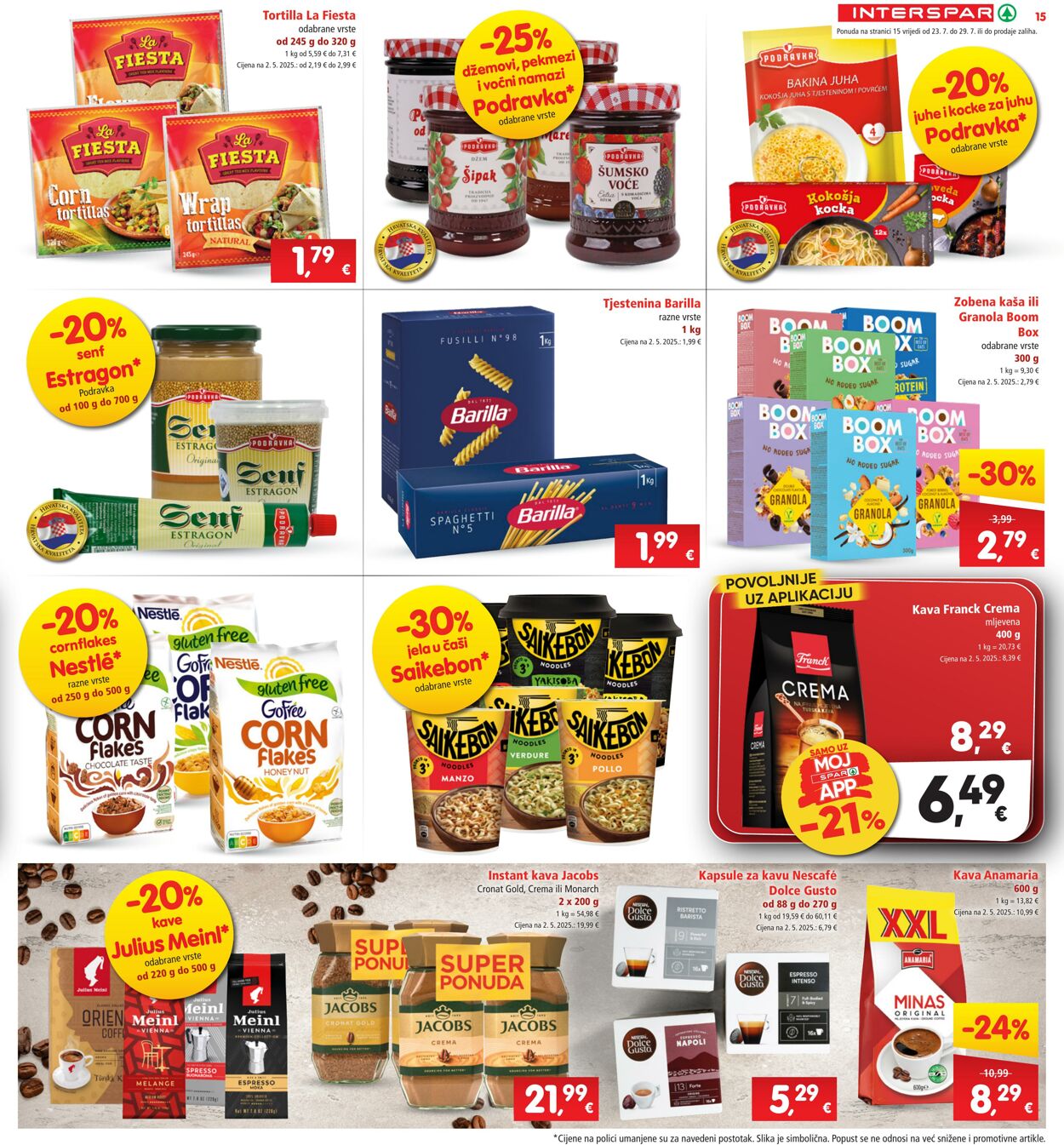 Katalog Spar 23.07.2025 - 29.07.2025