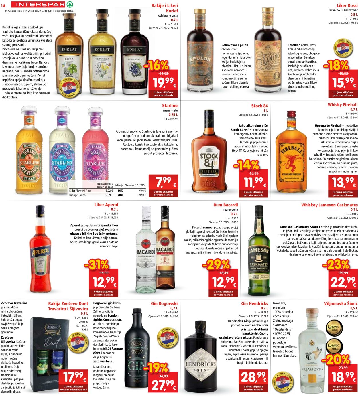 Katalog Spar 30.07.2025 - 04.08.2025