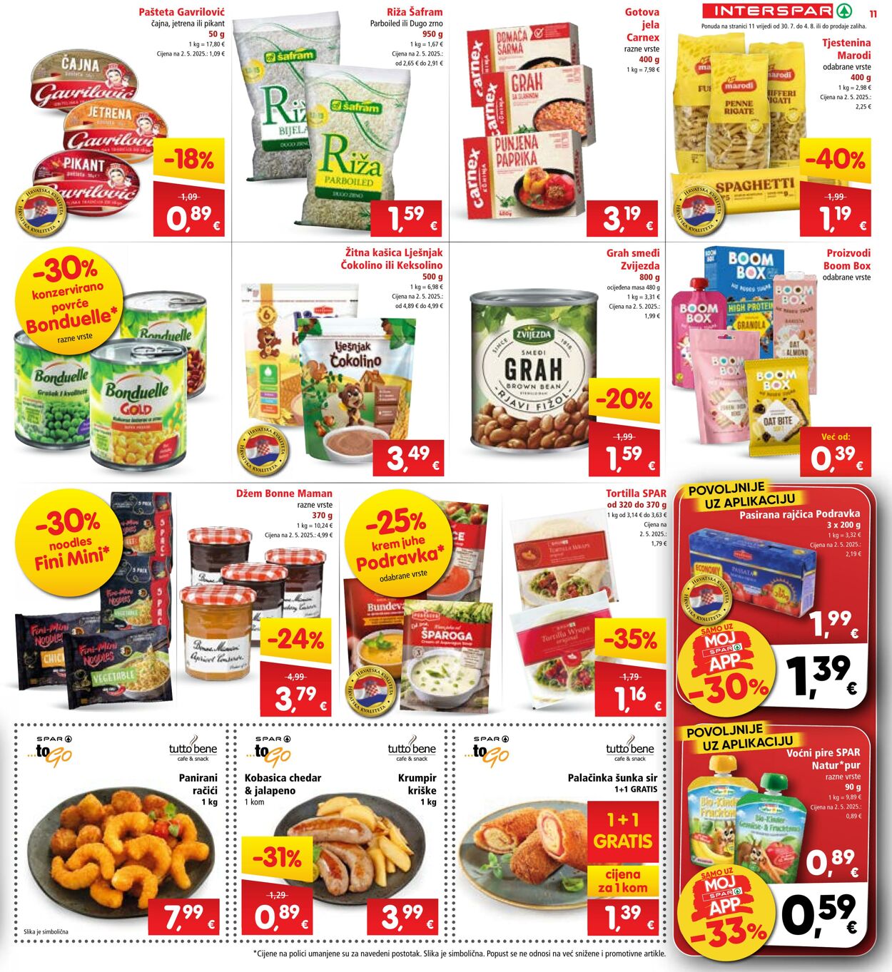 Katalog Spar 30.07.2025 - 04.08.2025