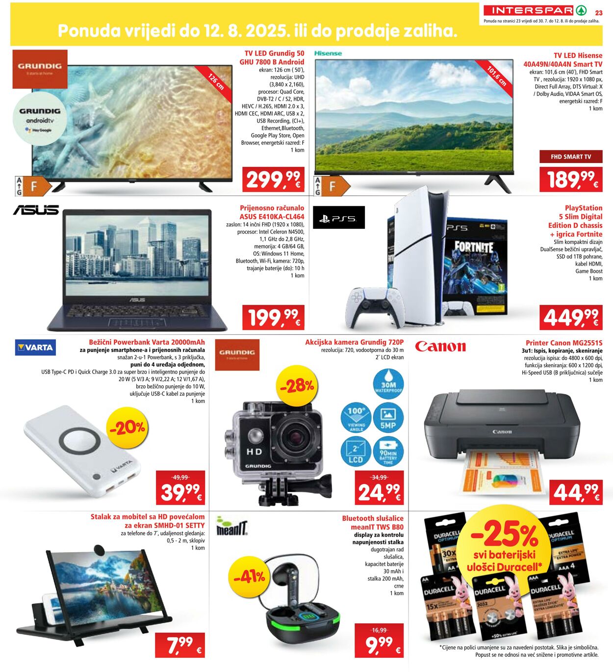 Katalog Spar 30.07.2025 - 04.08.2025