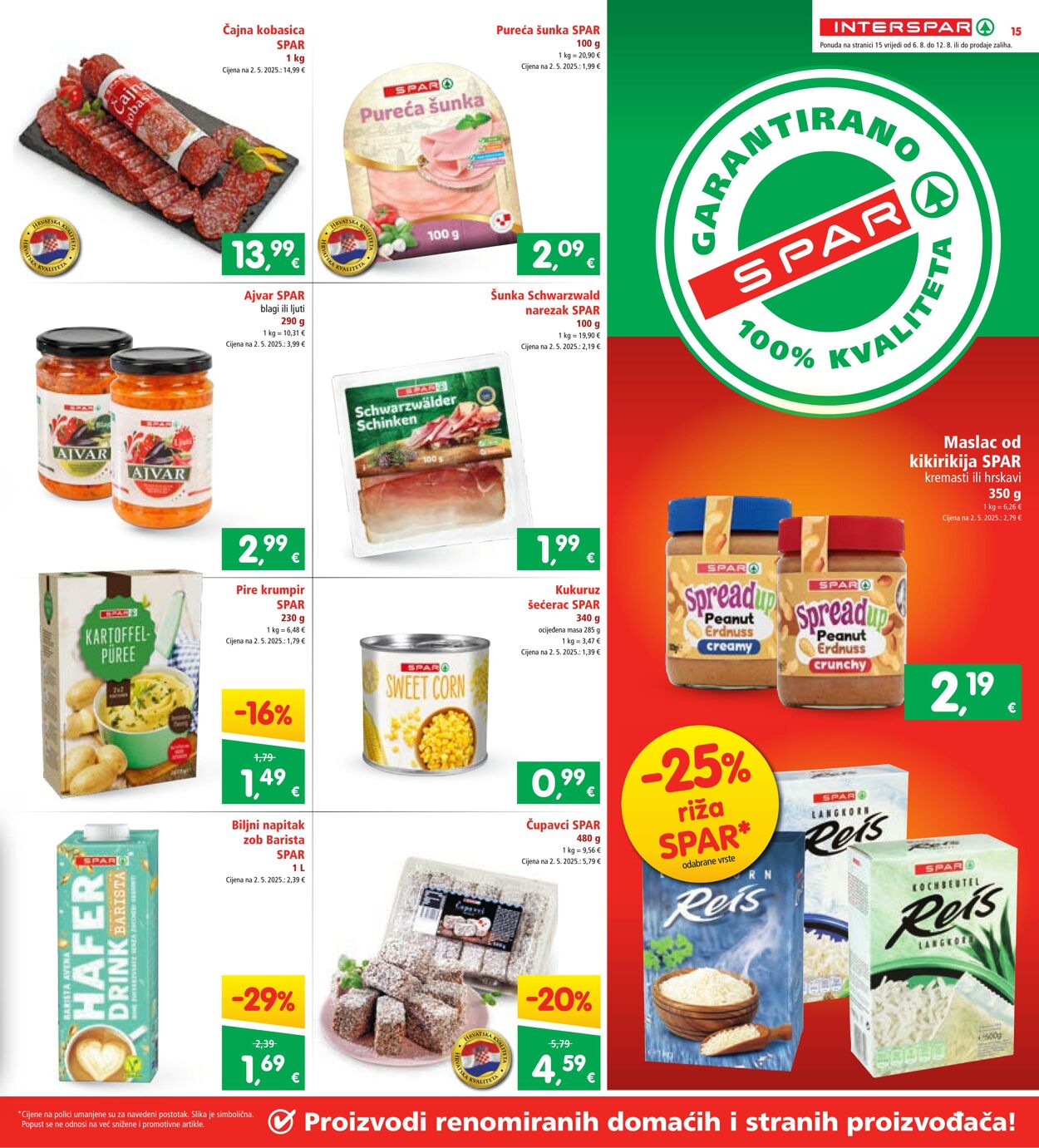 Katalog Spar 06.08.2025 - 12.08.2025