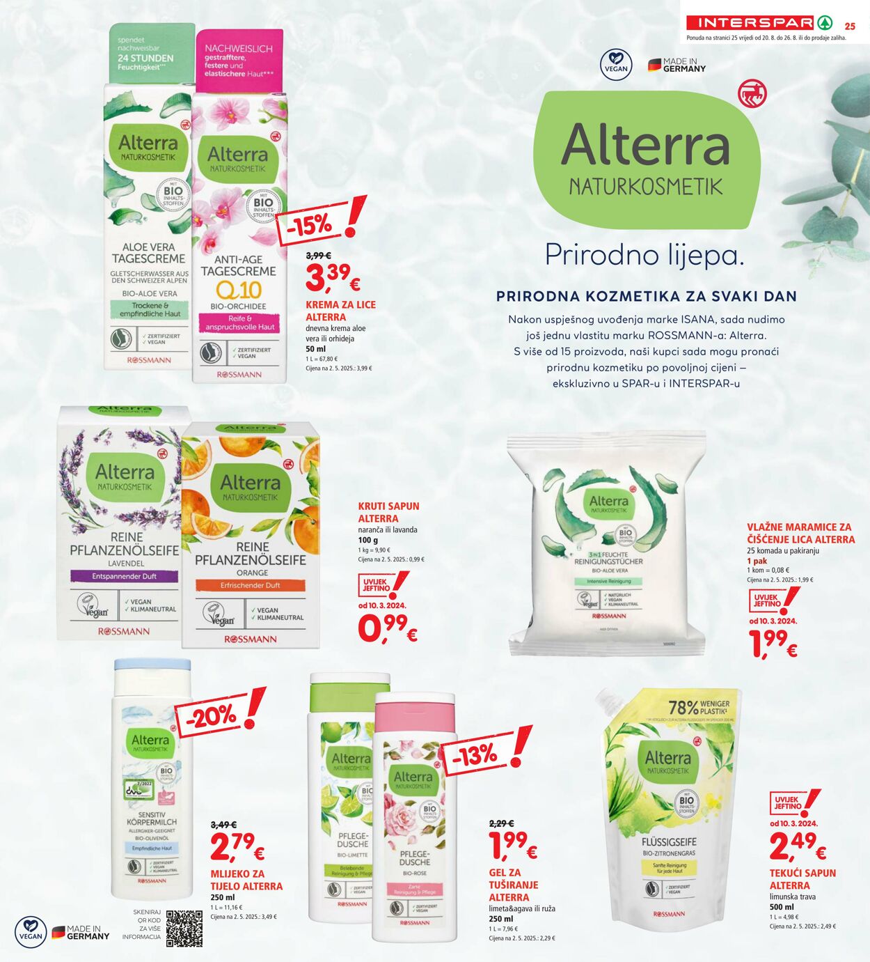 Katalog Spar 20.08.2025 - 26.08.2025