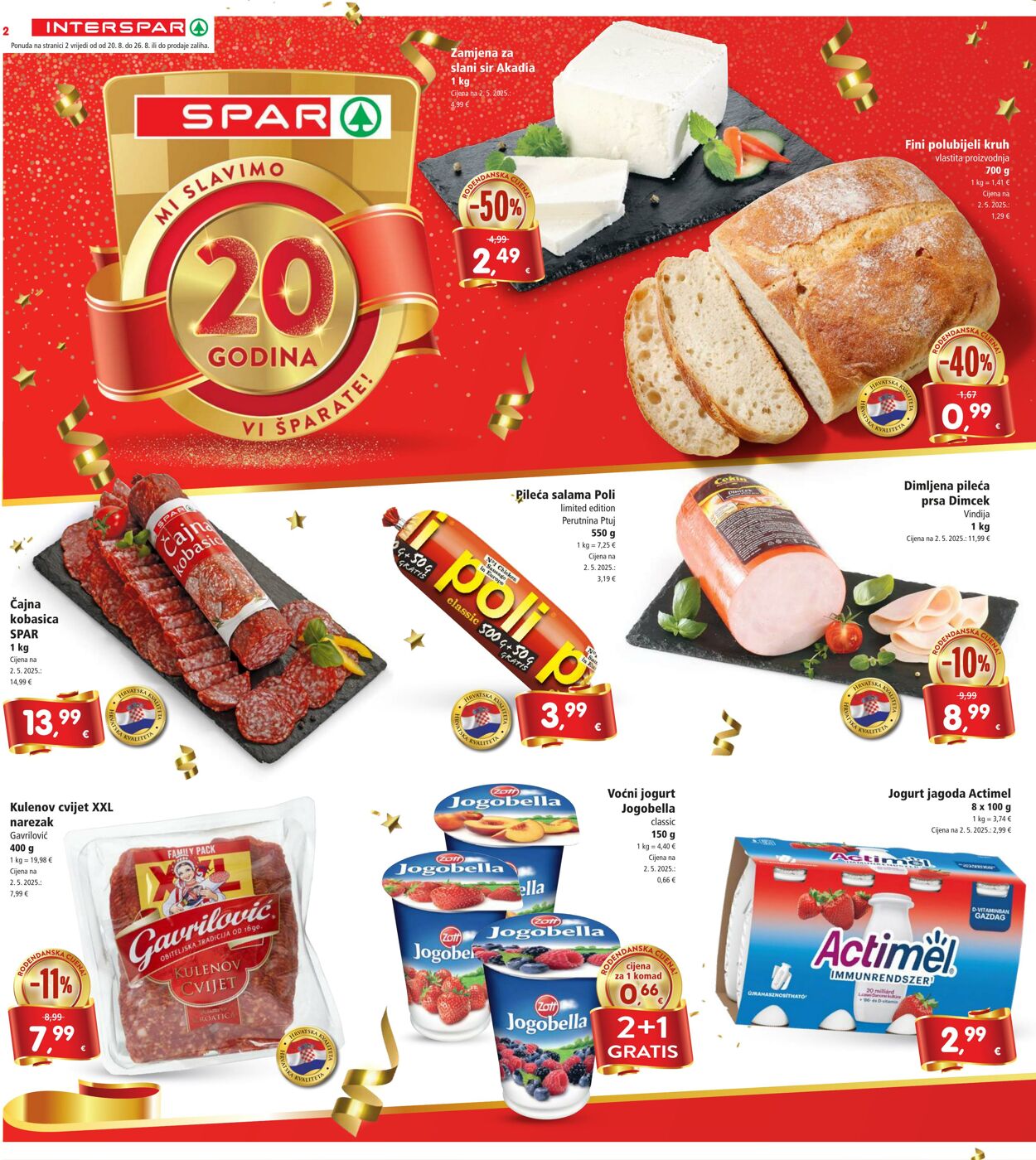 Katalog Spar 20.08.2025 - 26.08.2025