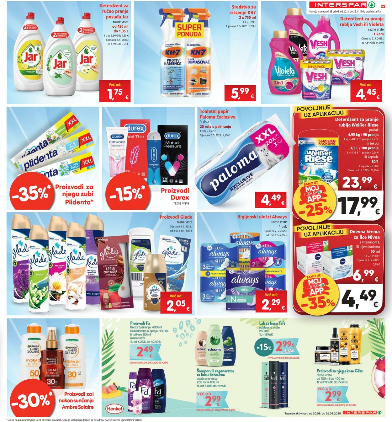 Katalog Spar 20.08.2025 - 26.08.2025