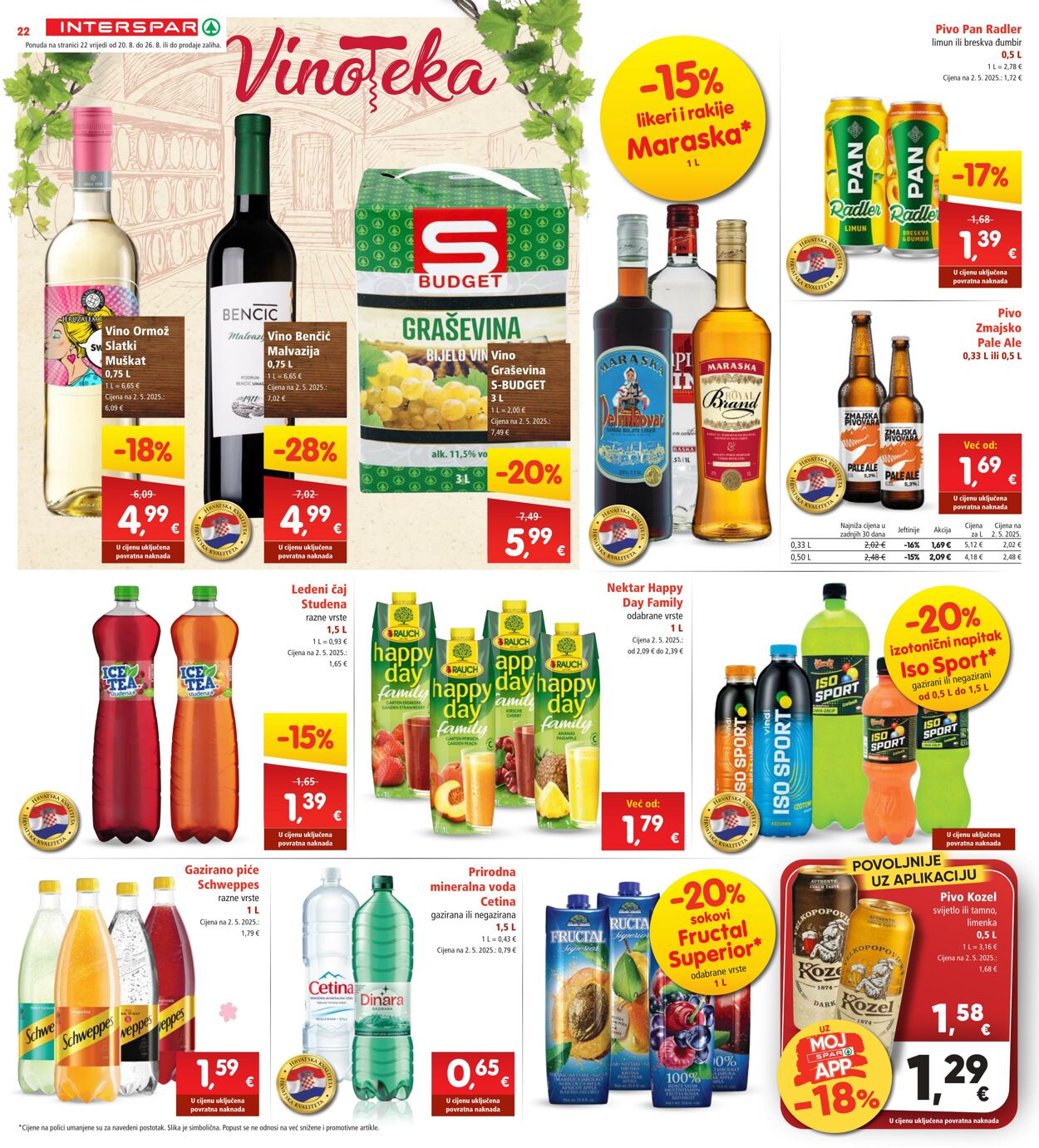 Katalog Spar 20.08.2025 - 26.08.2025