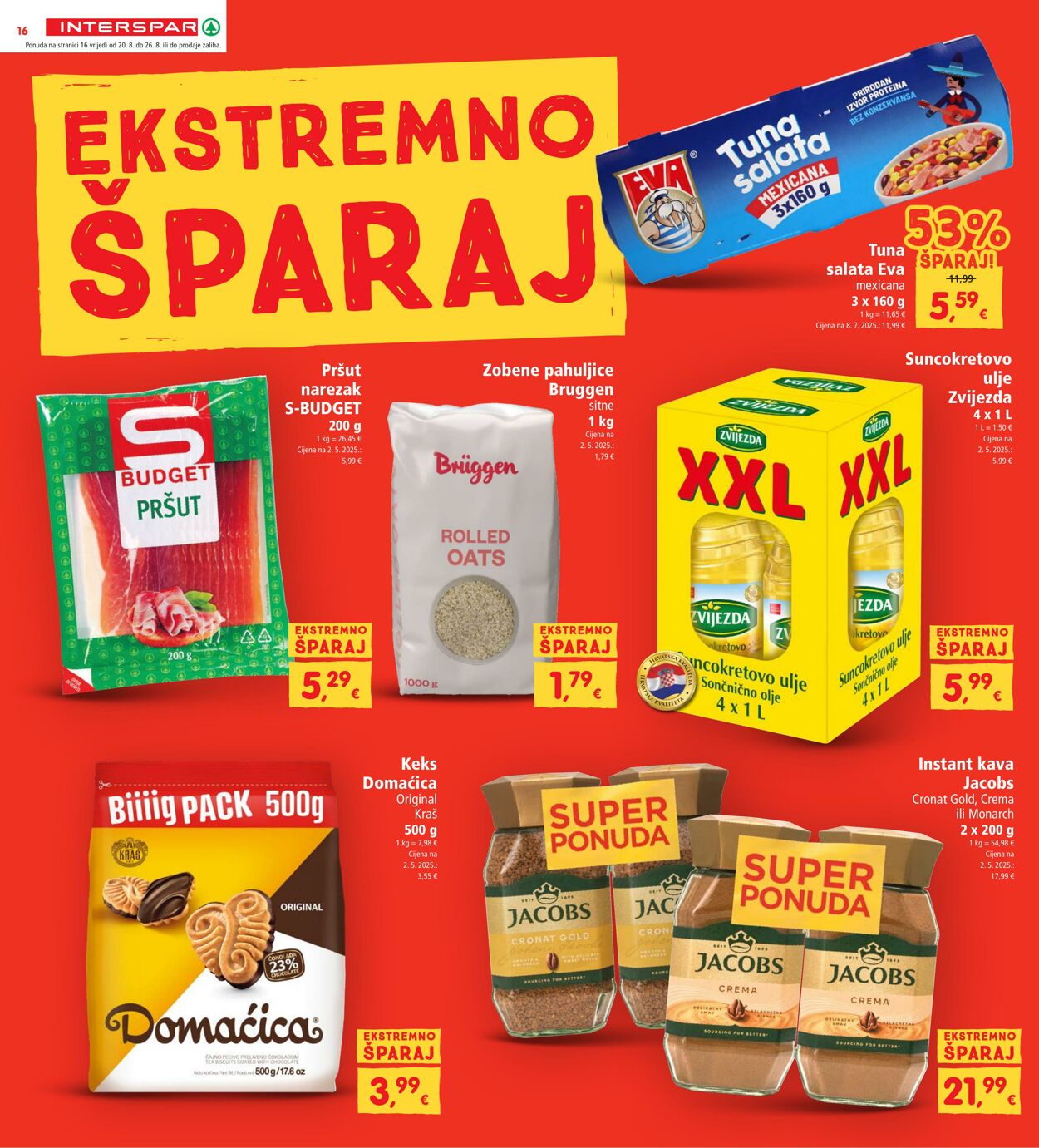 Katalog Spar 20.08.2025 - 26.08.2025