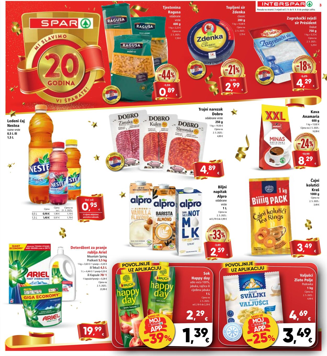 Katalog Spar 03.09.2025 - 09.09.2025