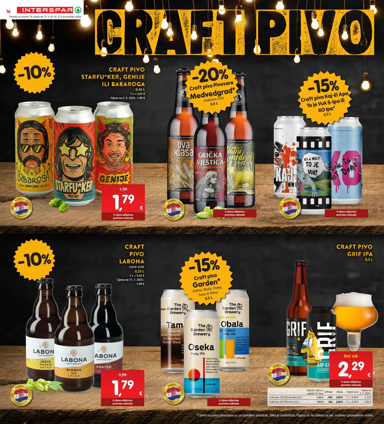 Katalog Spar 10.09.2025 - 16.09.2025