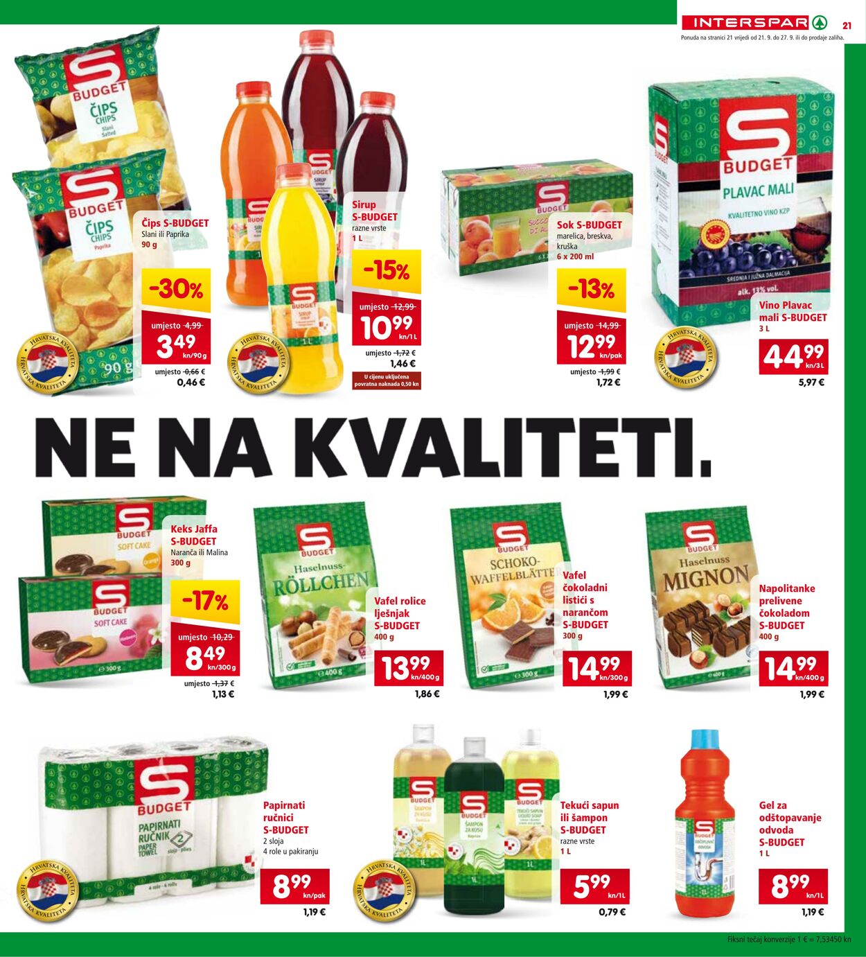 Katalog Spar 21.09.2022 - 04.10.2022