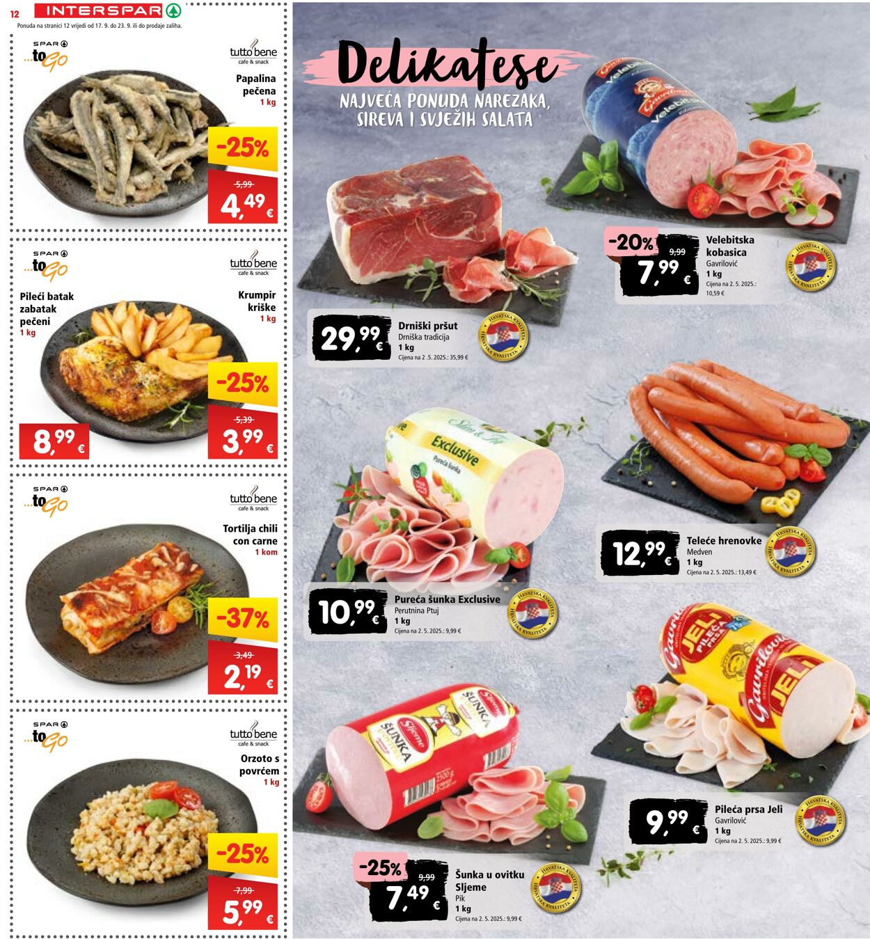 Katalog Spar 17.09.2025 - 23.09.2025