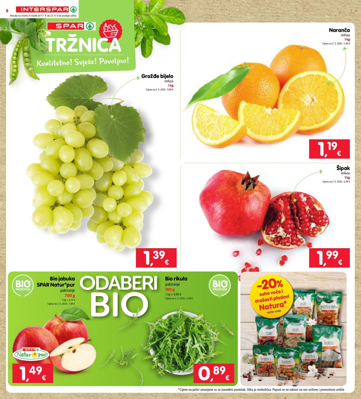 Katalog Spar 17.09.2025 - 23.09.2025