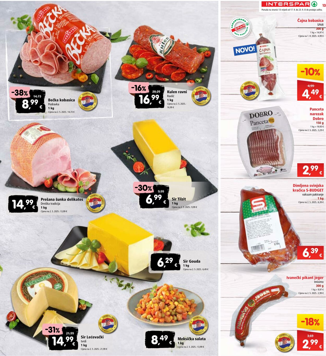 Katalog Spar 17.09.2025 - 23.09.2025
