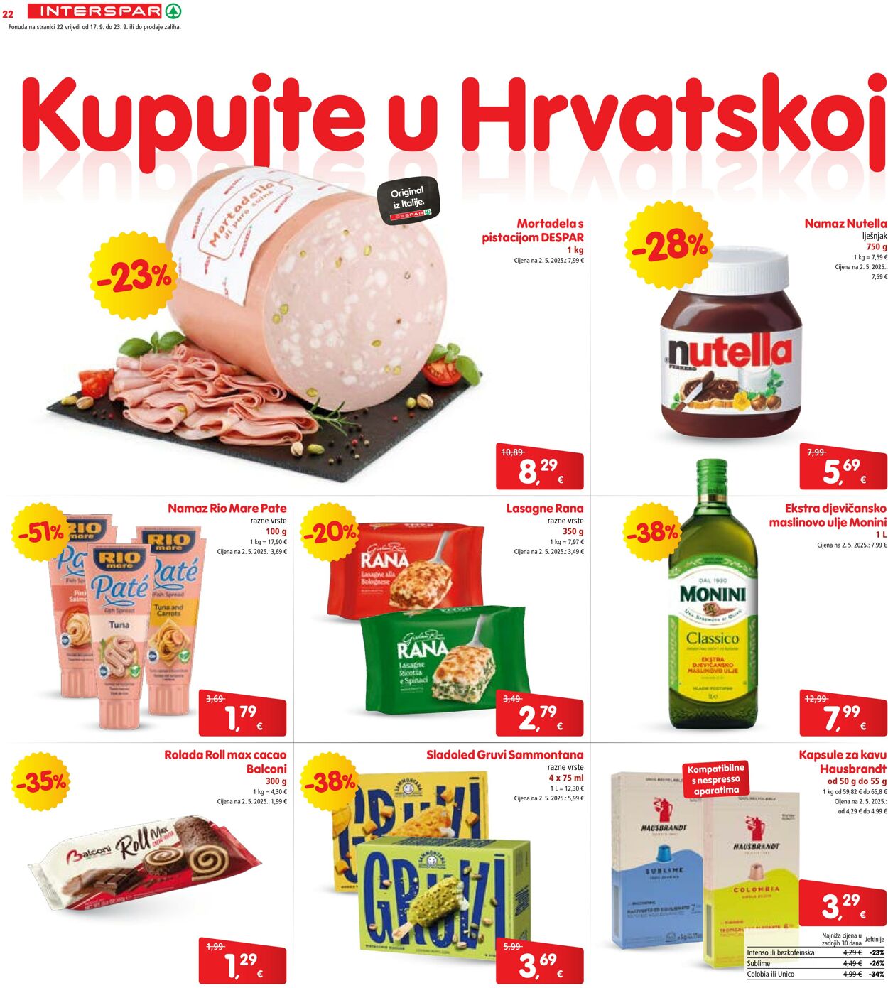Katalog Spar 17.09.2025 - 23.09.2025