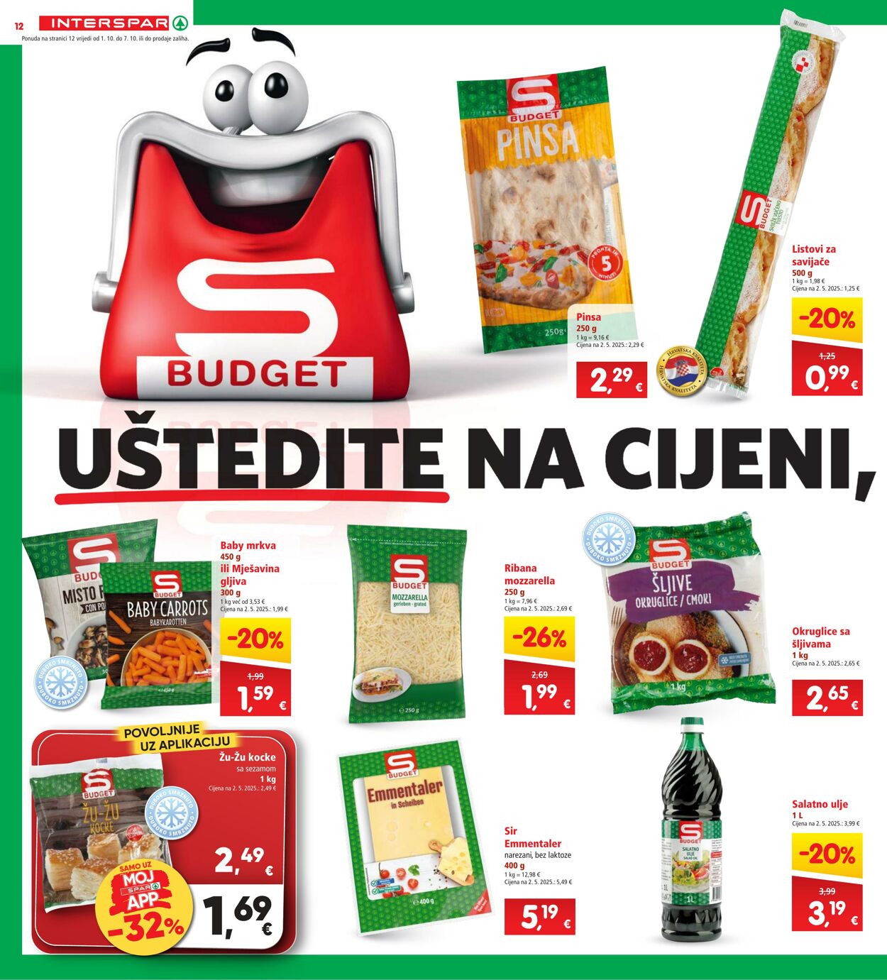 Katalog Spar 01.10.2025 - 07.10.2025