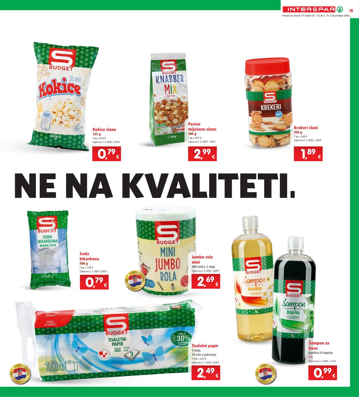 Katalog Spar 01.10.2025 - 07.10.2025