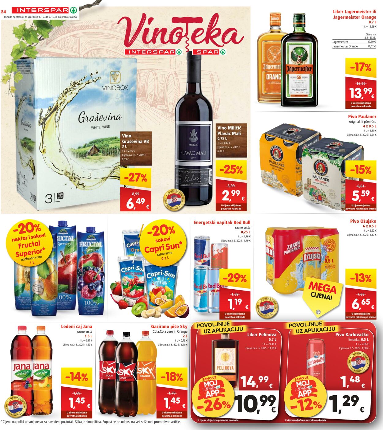 Katalog Spar 01.10.2025 - 07.10.2025