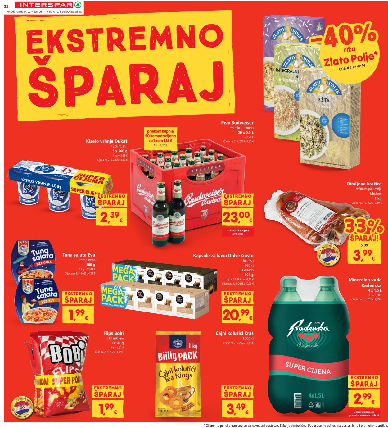 Katalog Spar 01.10.2025 - 07.10.2025