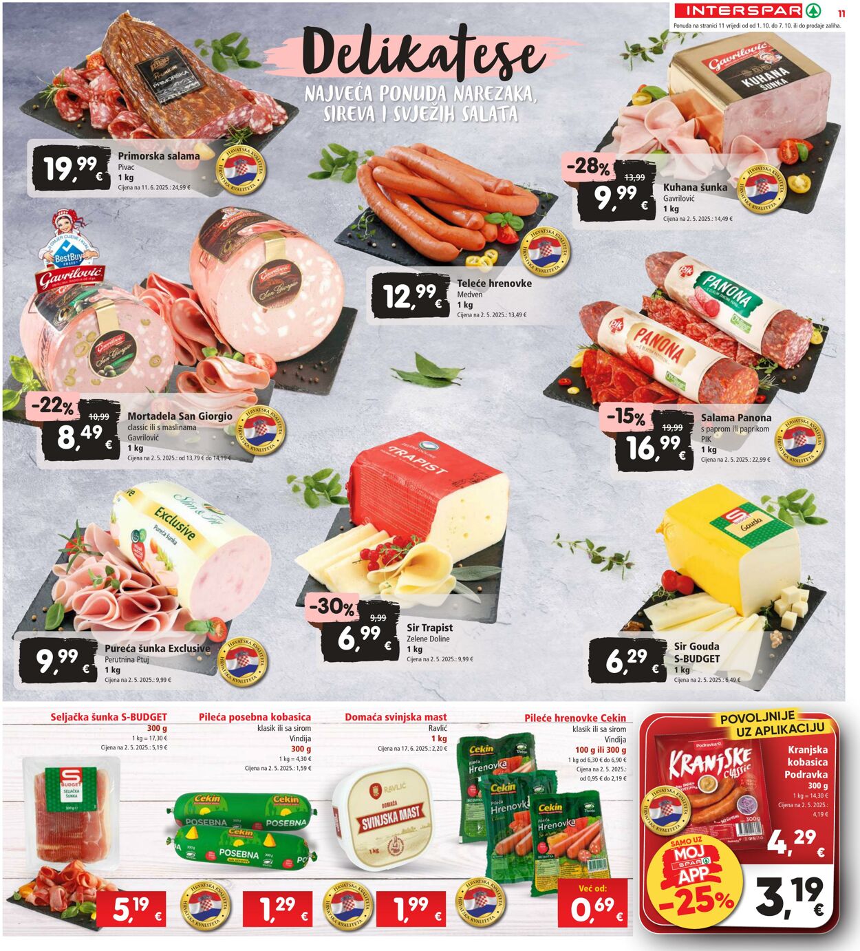 Katalog Spar 01.10.2025 - 07.10.2025
