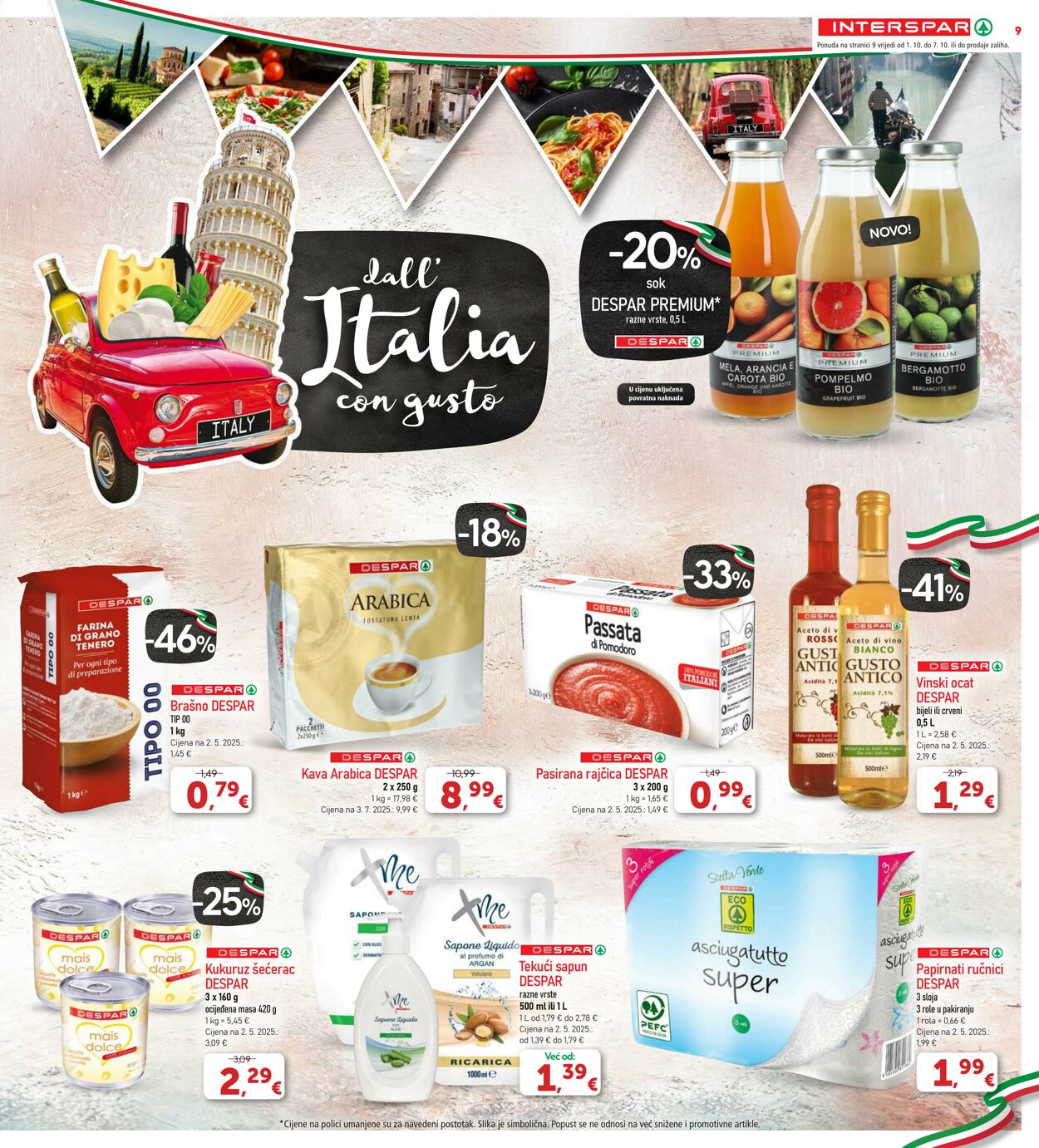 Katalog Spar 01.10.2025 - 07.10.2025