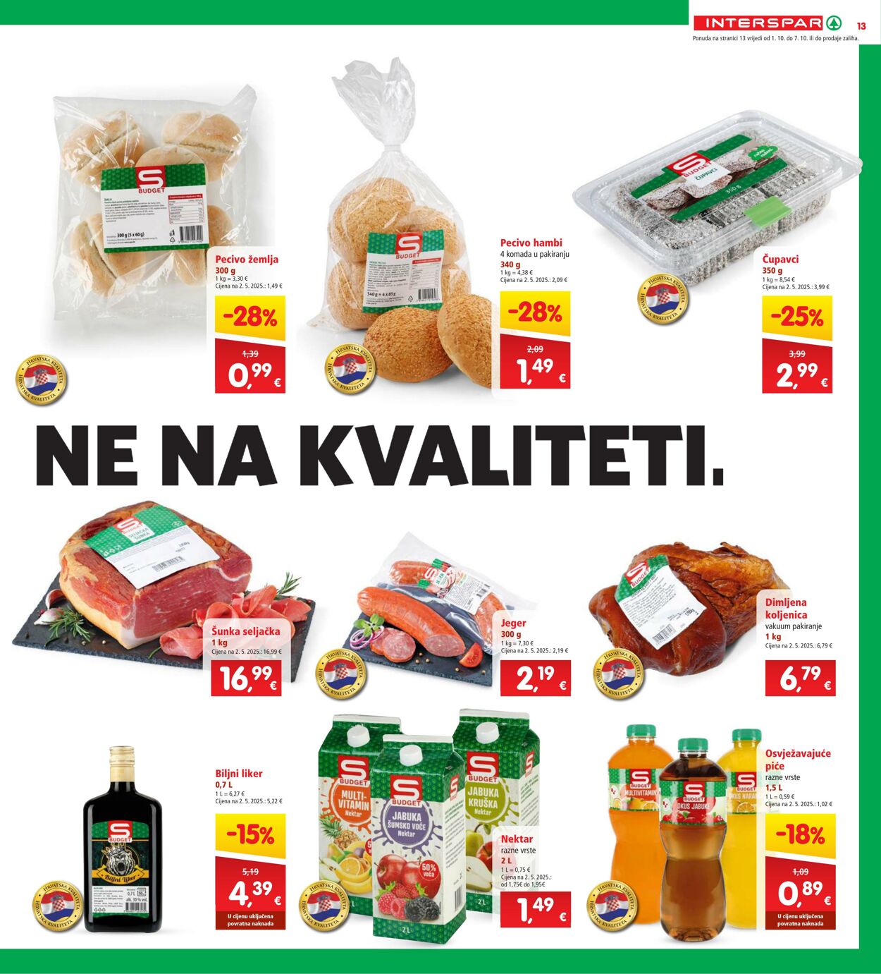 Katalog Spar 01.10.2025 - 07.10.2025