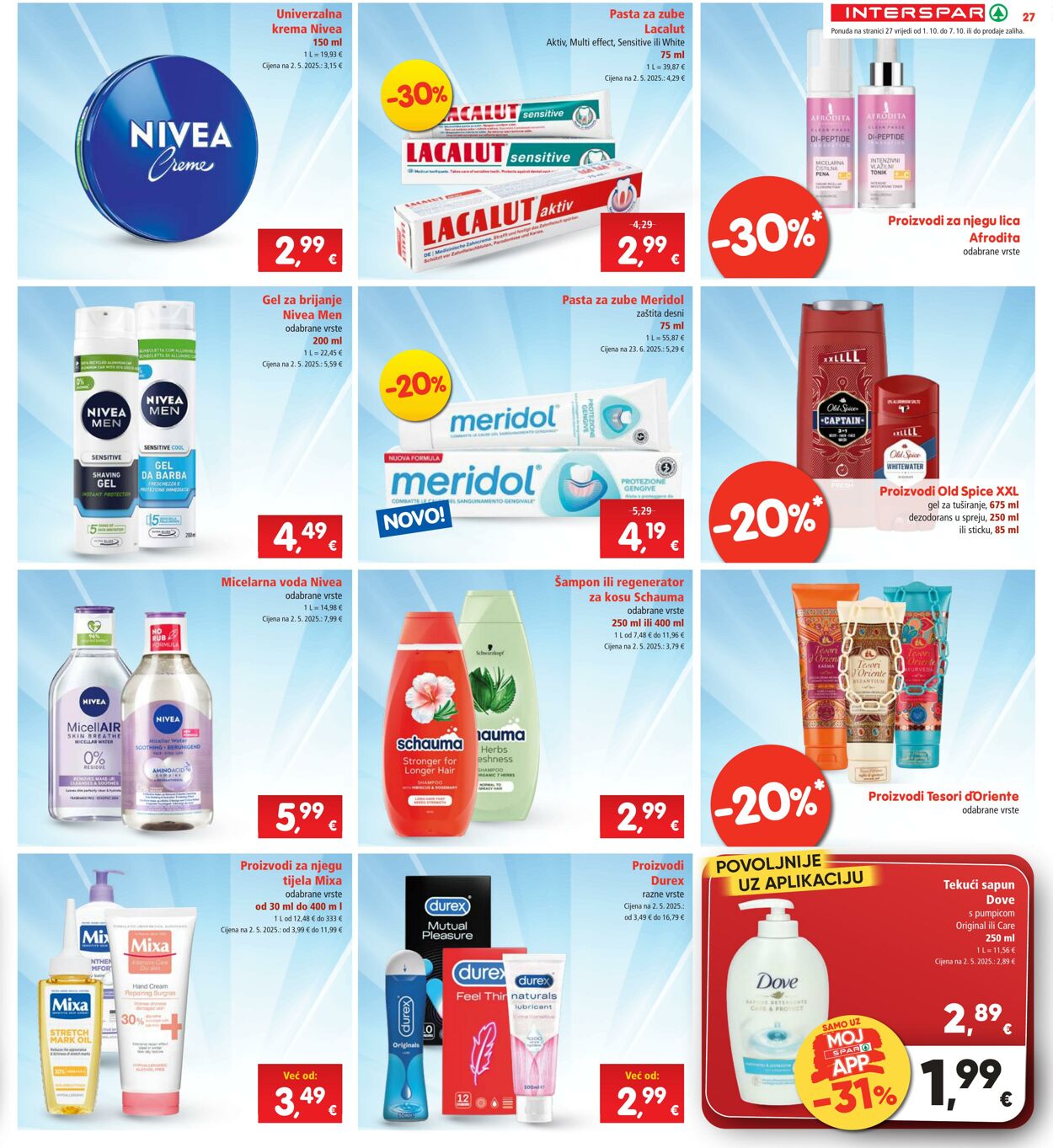Katalog Spar 01.10.2025 - 07.10.2025