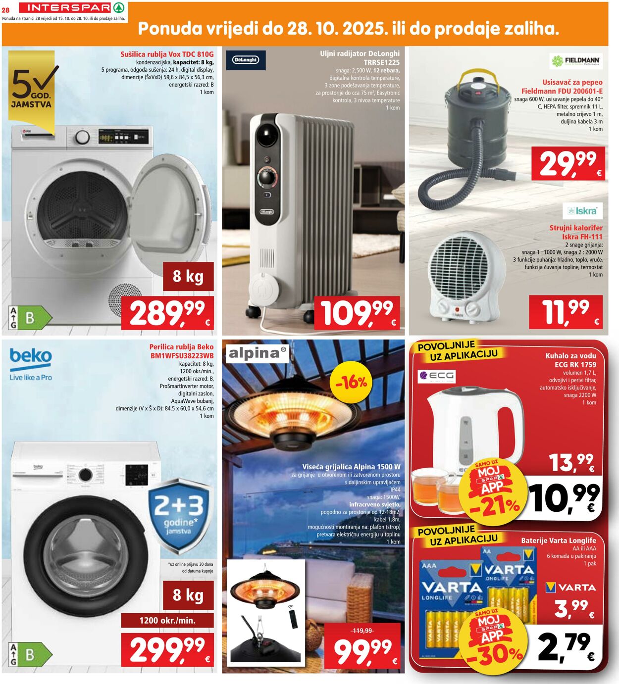 Katalog Spar 15.10.2025 - 21.10.2025