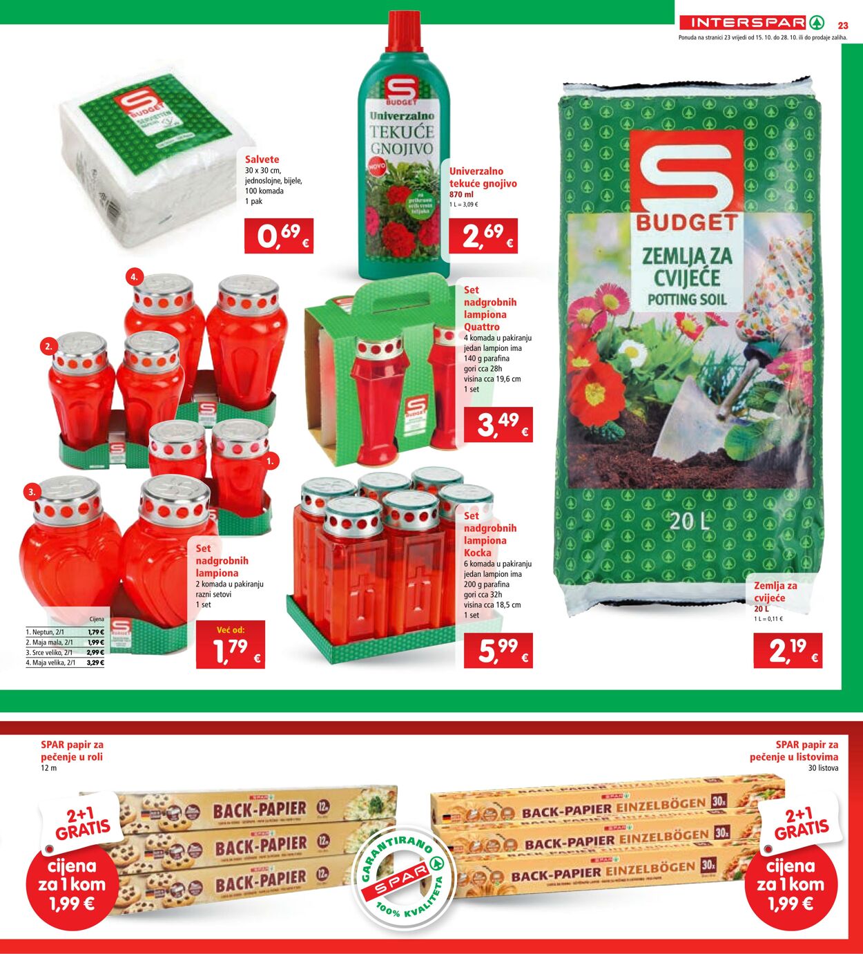 Katalog Spar 15.10.2025 - 21.10.2025