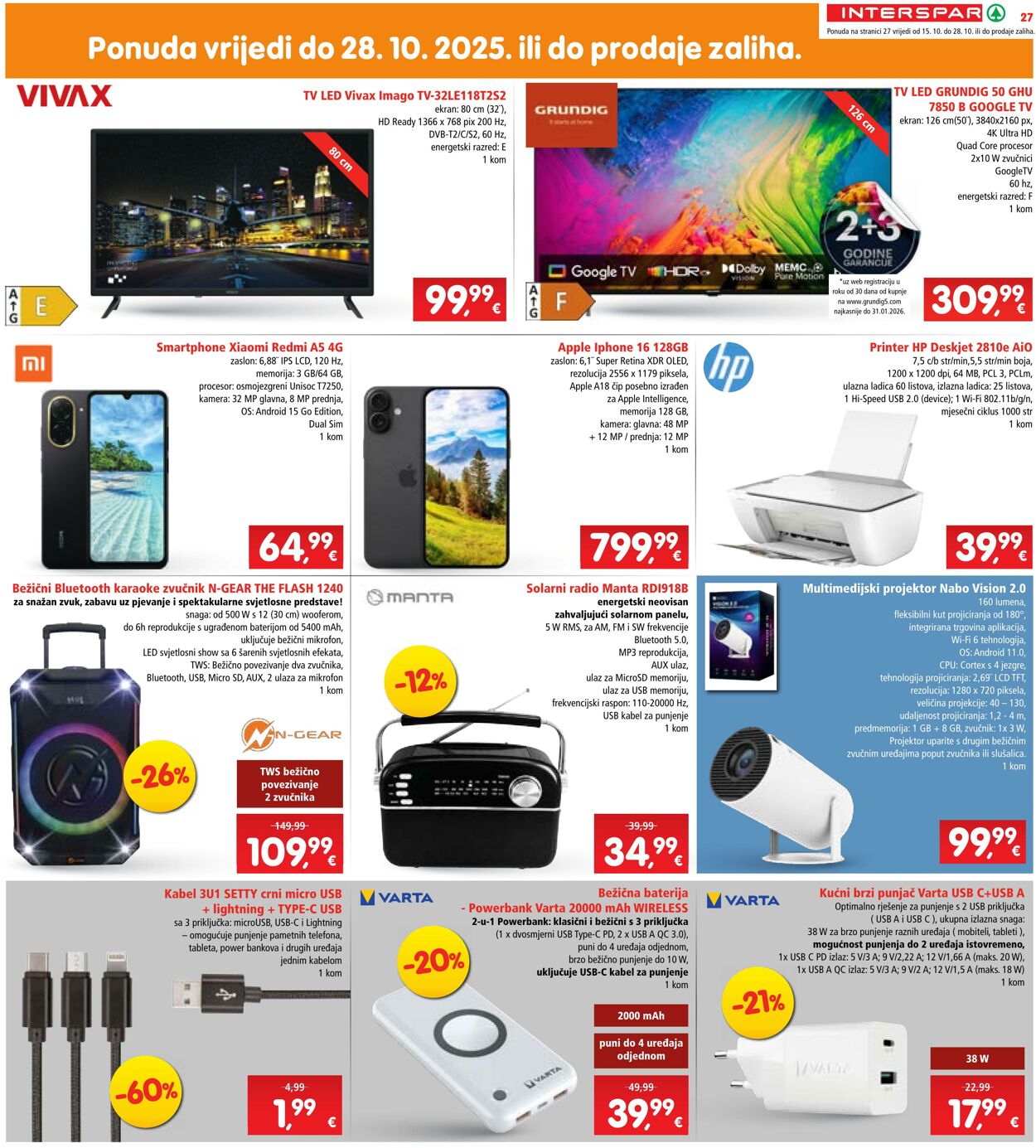 Katalog Spar 15.10.2025 - 21.10.2025