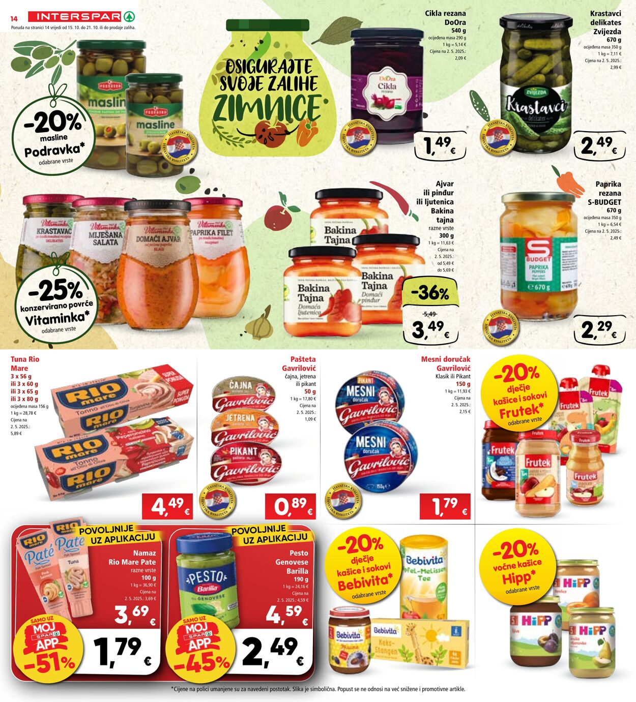 Katalog Spar 15.10.2025 - 21.10.2025