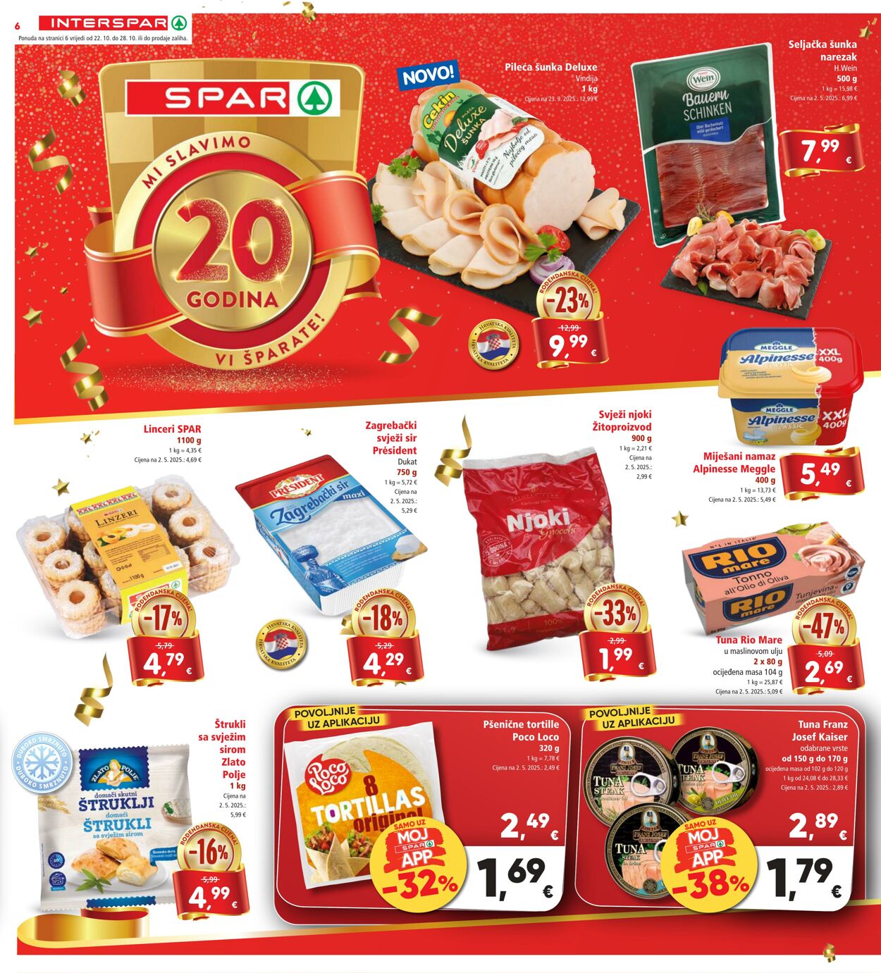 Katalog Spar 22.10.2025 - 28.10.2025