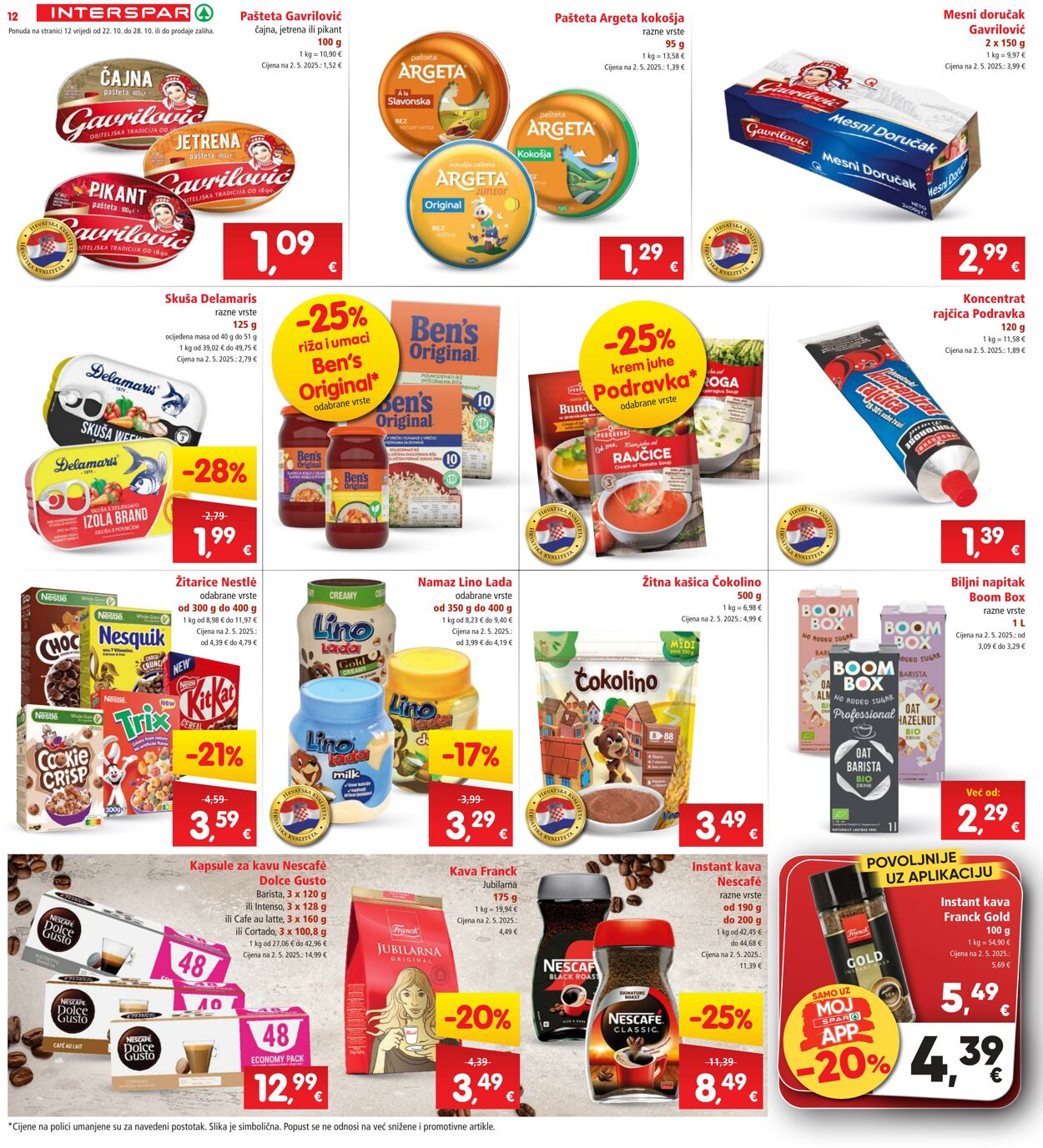 Katalog Spar 22.10.2025 - 28.10.2025