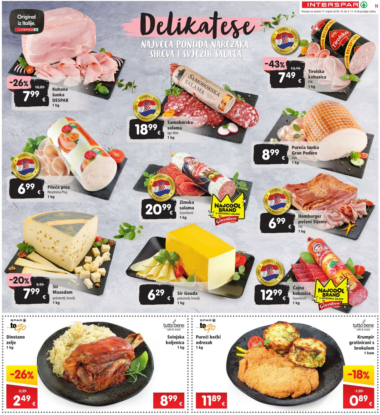 Katalog Spar 30.10.2024 - 05.11.2024