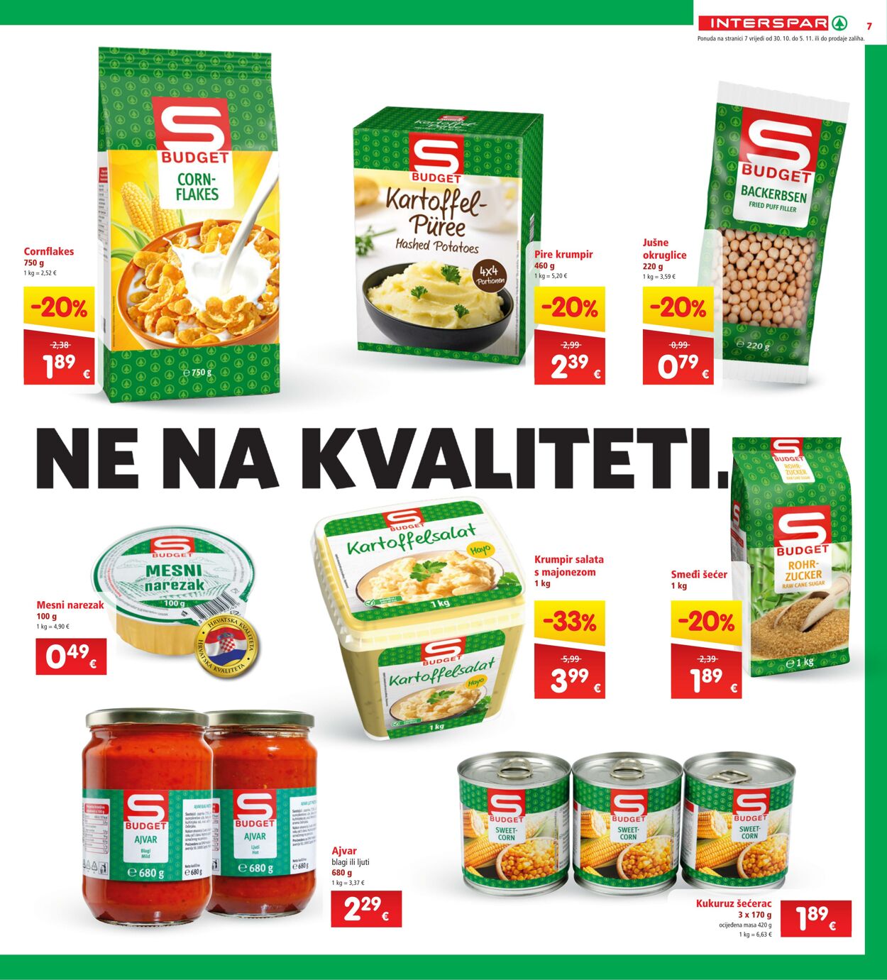 Katalog Spar 30.10.2024 - 05.11.2024